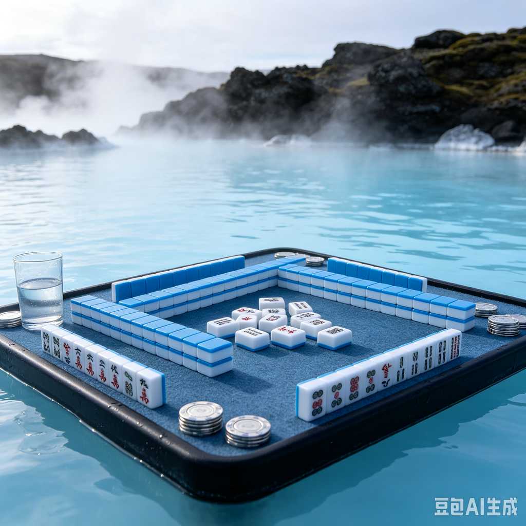 glossy mahjong tiles