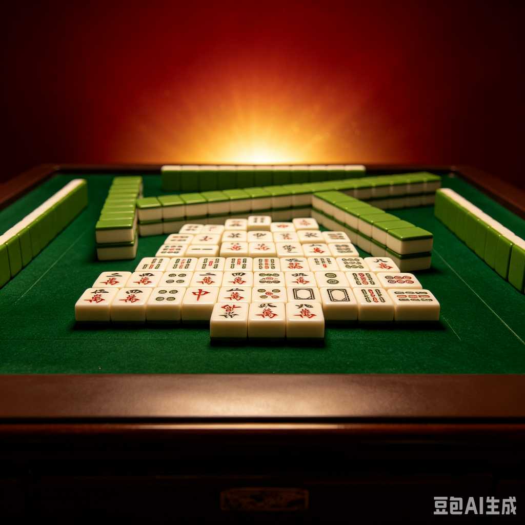 glossy mahjong tiles