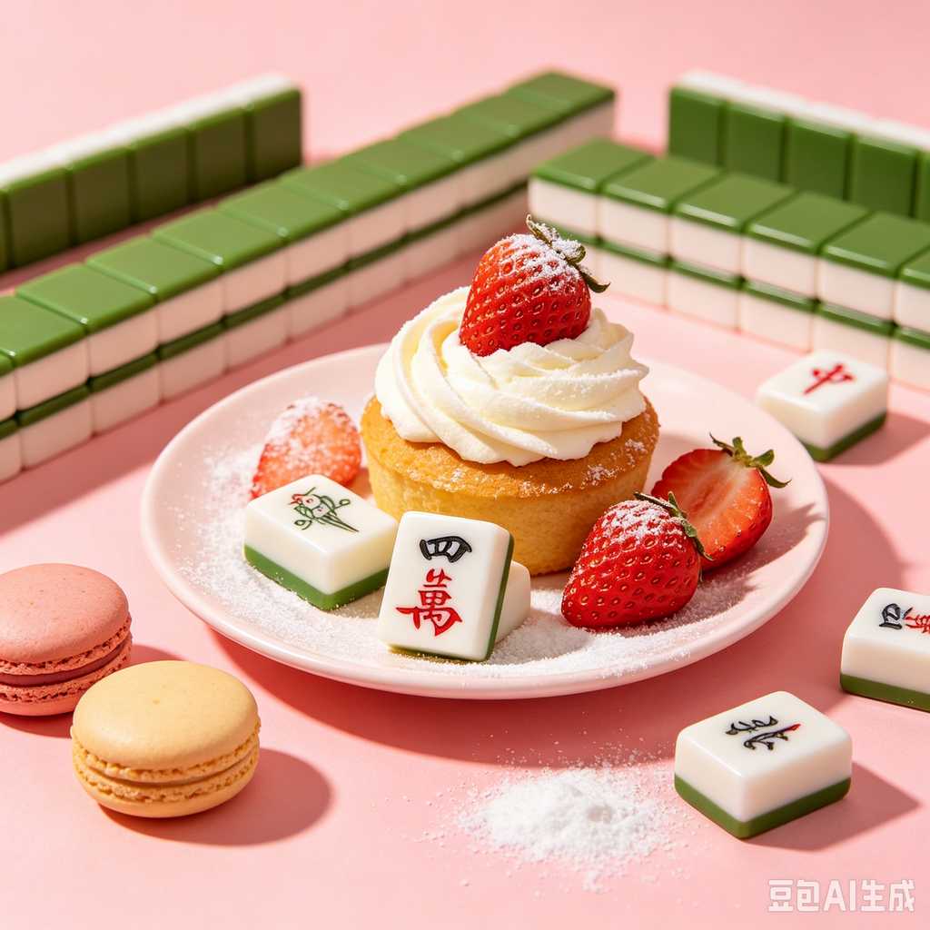 floral design mahjong set
