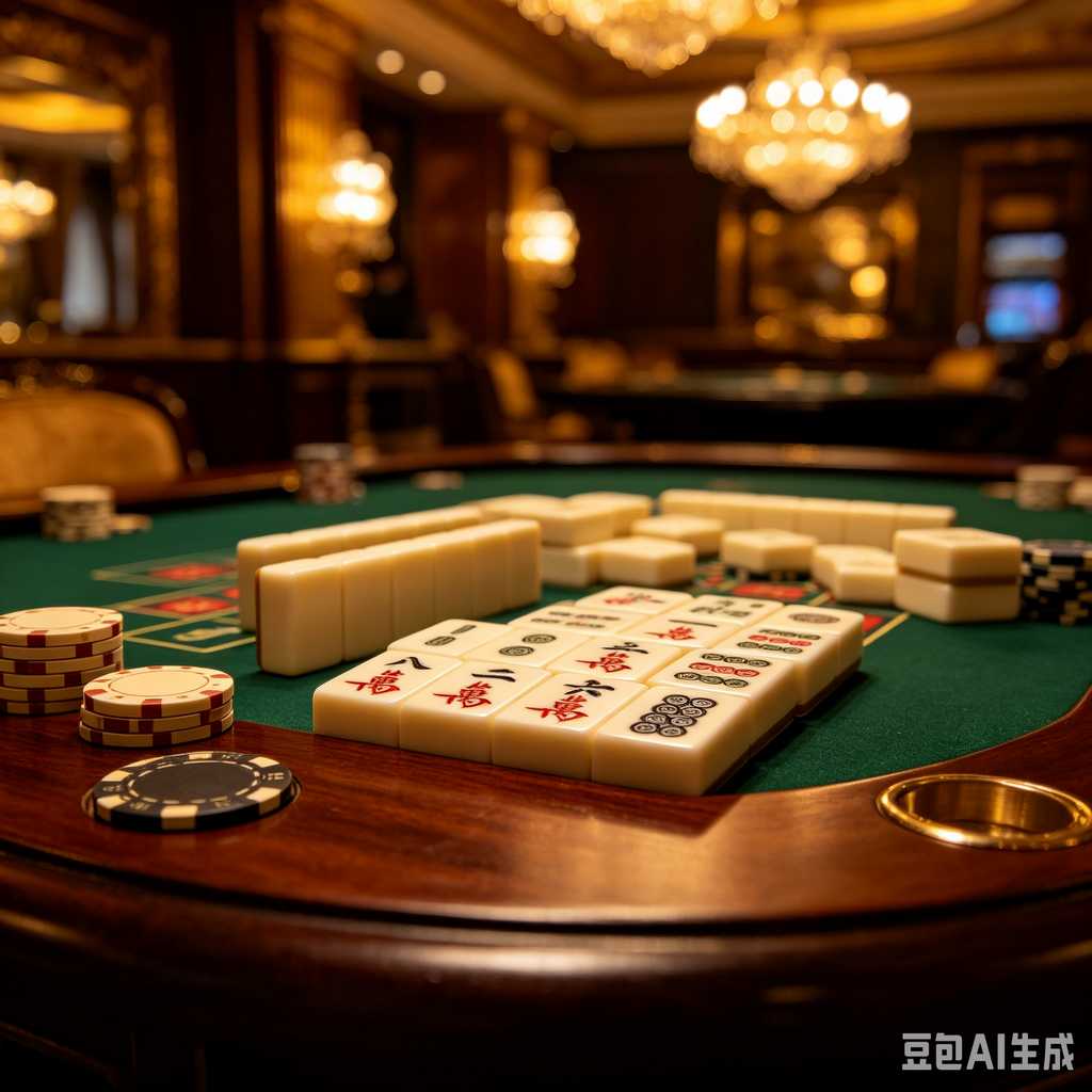 traditional oriental mahjong tiles